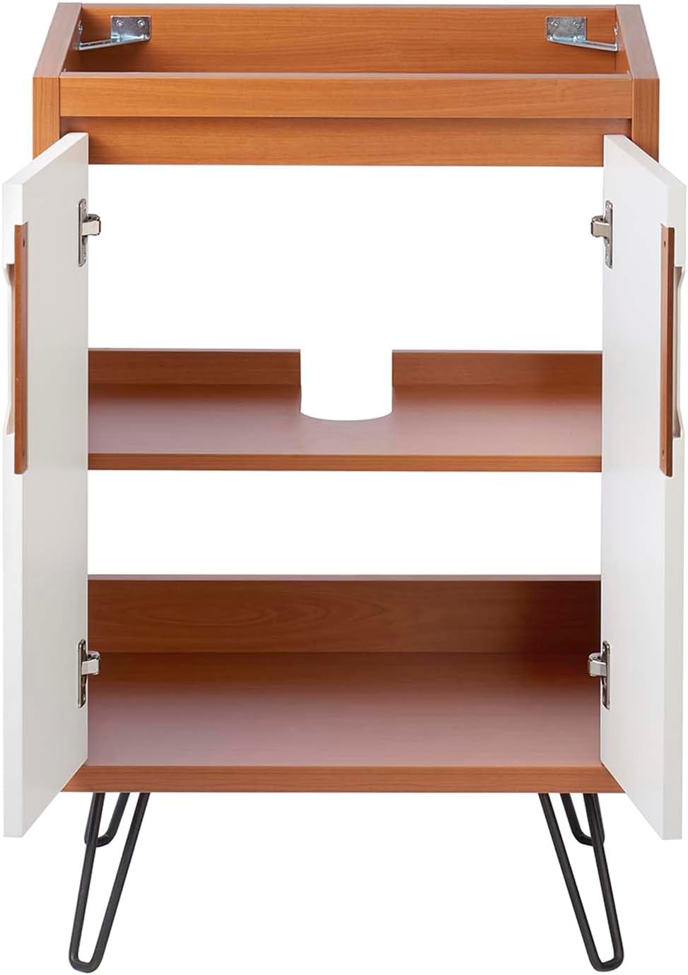 Modway Energize 24" Bathroom Vanity Cabinet (Sink Basin Not Included), 24 Inch, Cherry White