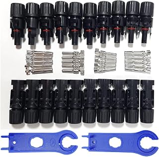 Kenbrook Solar MC-4 Wire Connector with Spanner for Solar Panels (10 Set + Spanner)