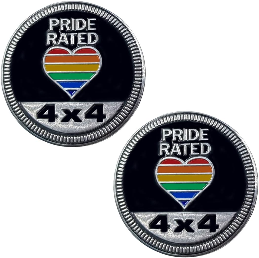 Dogs Badge Rated Car Emblem, 4 x 4 3D Metal Car Badge Decals Stickers Round Emblem Decals, Car Exterior Emblems Badge Fit for Jeep Wrangler Vehicles Trucks SUV RV (Dog Rated)