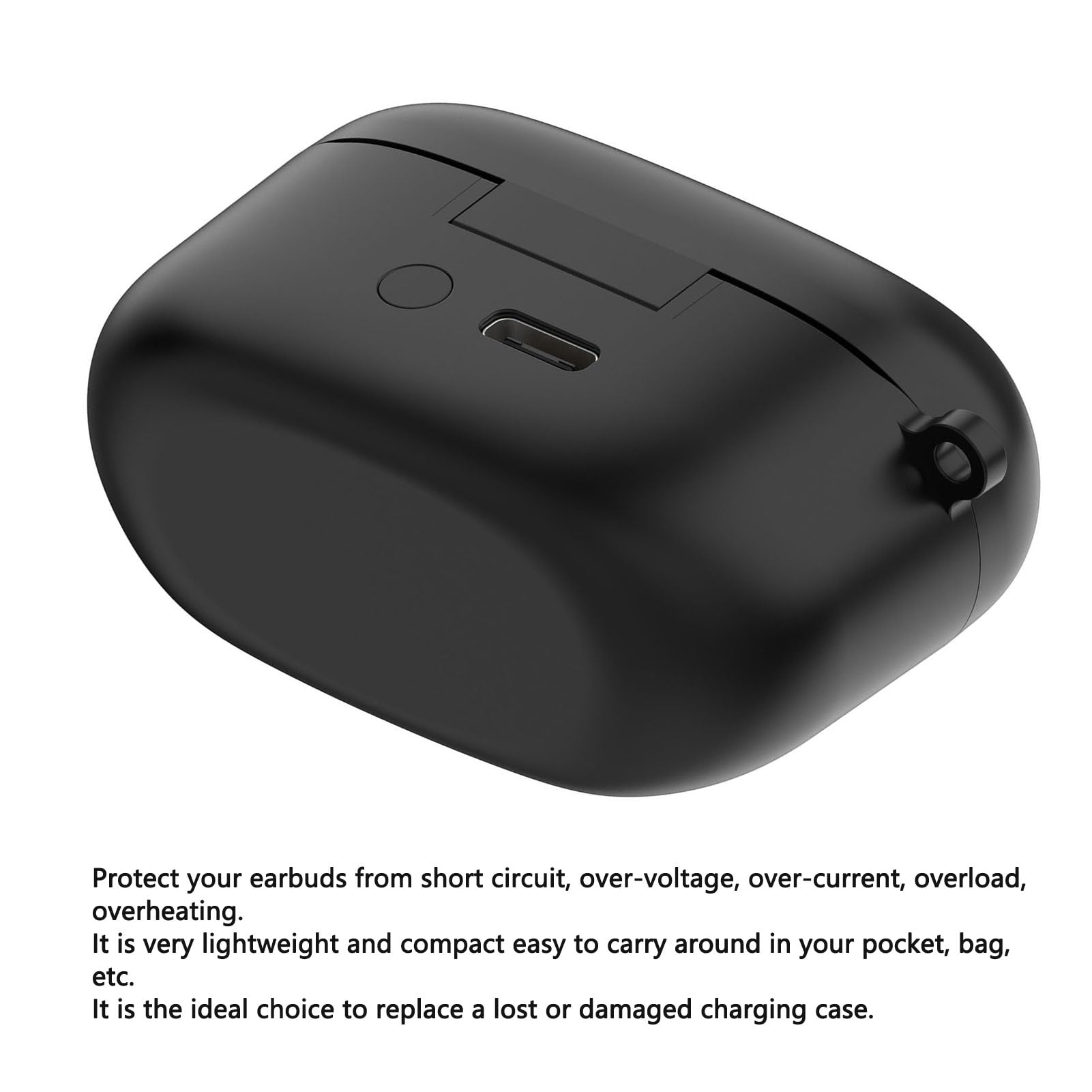 Estuche de Carga de Auriculares para LinkBuds S, Estuche de Cargador de Repuesto con Cable USB C e Indicador LED, Estación de Carga para Accesorios LinkBuds S