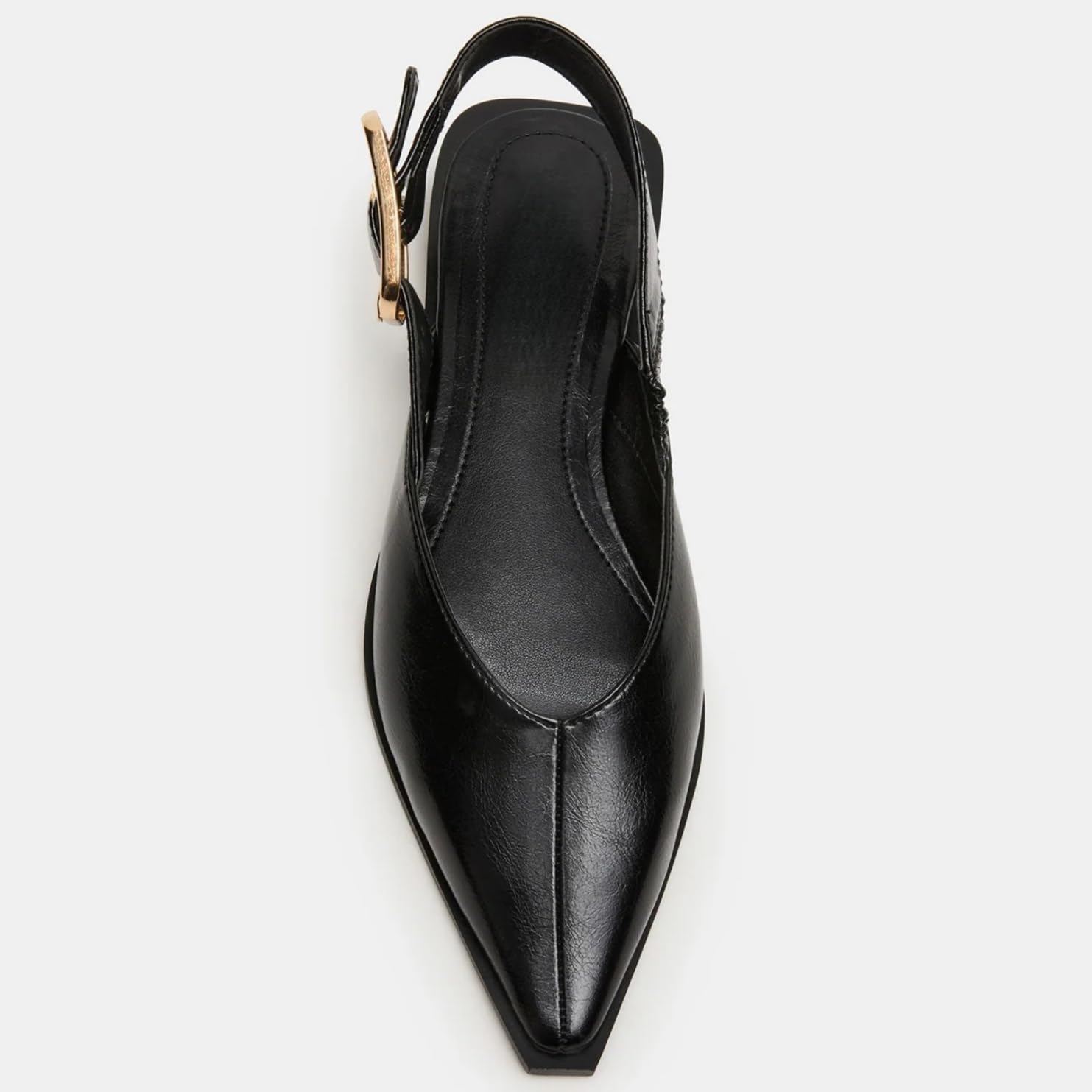 Slingback Flat Shoes for Women Pointed Closed Toe Flat Mule Sandals Casual Comfortable Office Dressy Shoes - Image 4