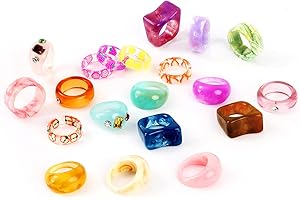 20 Pcs Resin Rings: Your Ultimate Accessory Destination