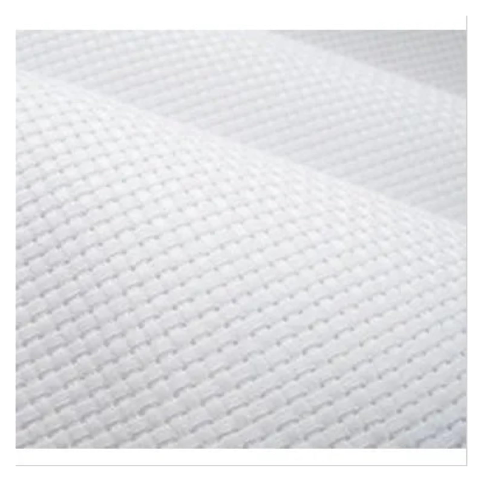 9CT, 11CT, 14CT, 16CT, 18CT, 22CT, 28CT Embroidery/Cross Stitch Cloth Fabric Canvas White(22CT,75x75cm)