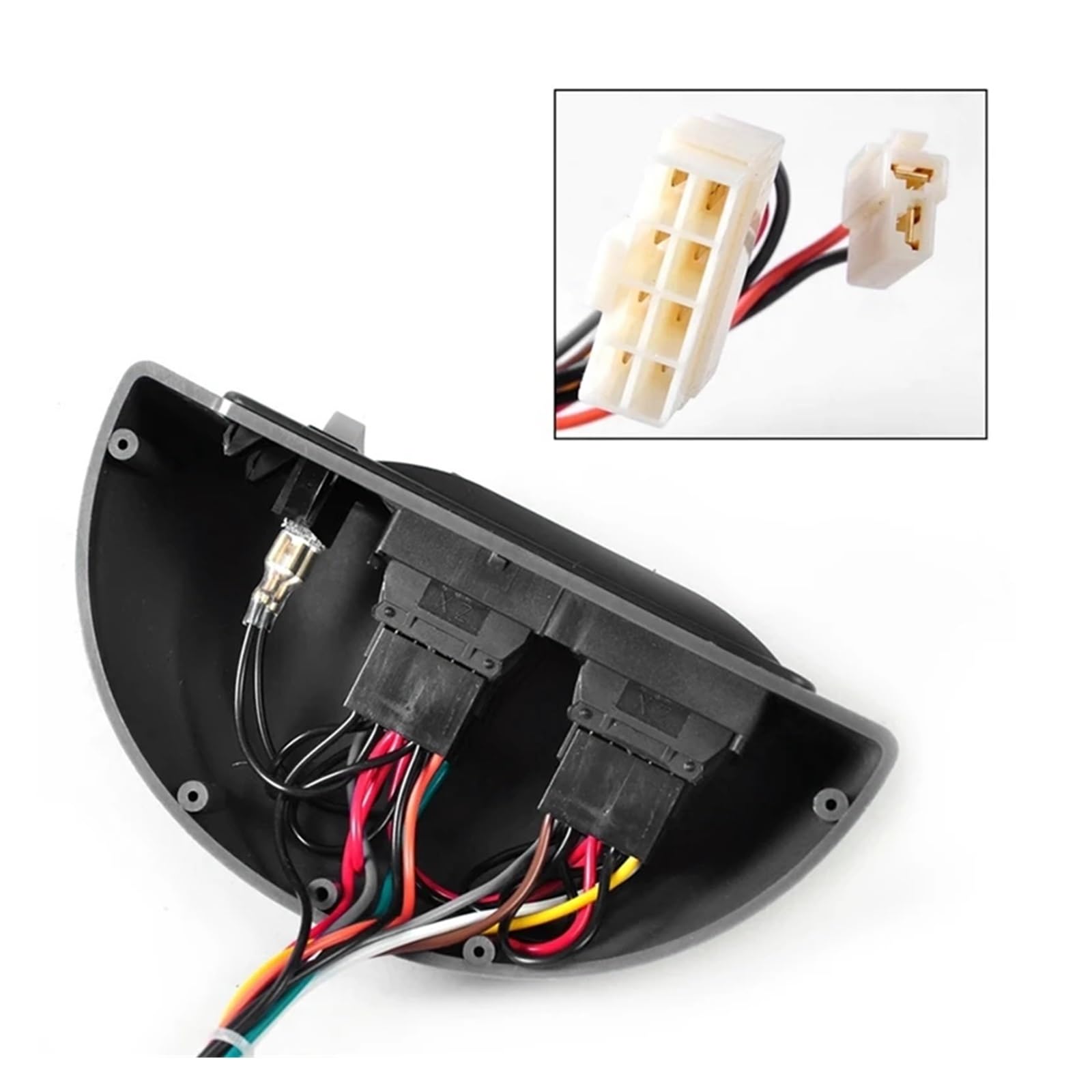 Kit De Interruptor Ventana Eléctrico Media Luna Universal para Coche, Elevador 4 Puertas, 12V Interruptor Ventanas