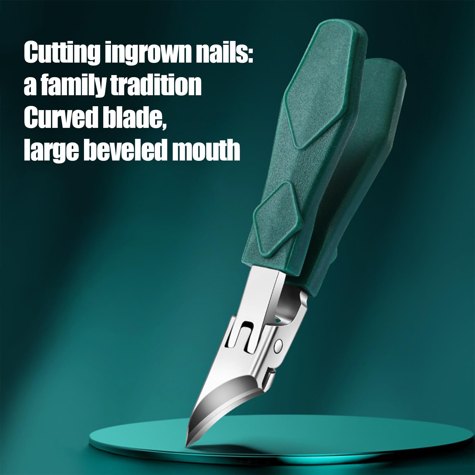 Coupe-Ongles Incarnés | Design Ergonomique Biseauté Anti-Éclaboussures pour Coupe Précise | Pince à Ongles pour Femmes, Personnes Âgées & Salon