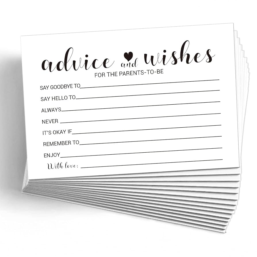 amazon-com-krucvojo-50-advice-and-wishes-cards-for-the-parents-to-be-new-parent-advice-cards-for-baby-shower-game-activities-ideas-fun-baby-shower-game-simple-new-mom-and-dad-large-keepsake-4-x for Free Printable Advice Cards For Mom To Be Amazon.com: KRUCVOJO 50 Advice and Wishes Cards for The Parents-to-Be -New Parent Advice Cards For Baby Shower Game Activities Ideas, Fun Baby Shower Game Simple New Mom and Dad Large Keepsake,4 x for Free Printable Advice Cards For Mom To Be