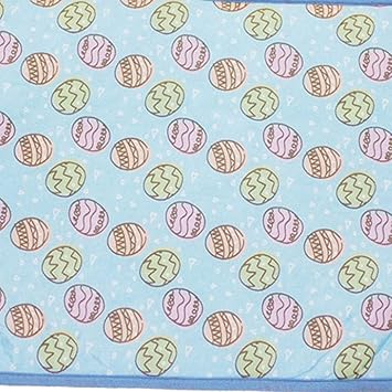 VMS INDIASoft Pet Cooling Mat Dog Cool Pad Self Cooling Cats Cushion Pads Blue M