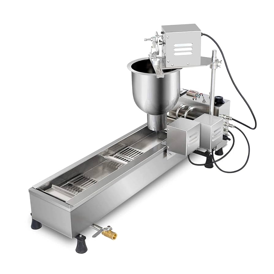 Commercial Single Row Donut Machine With 3 Different