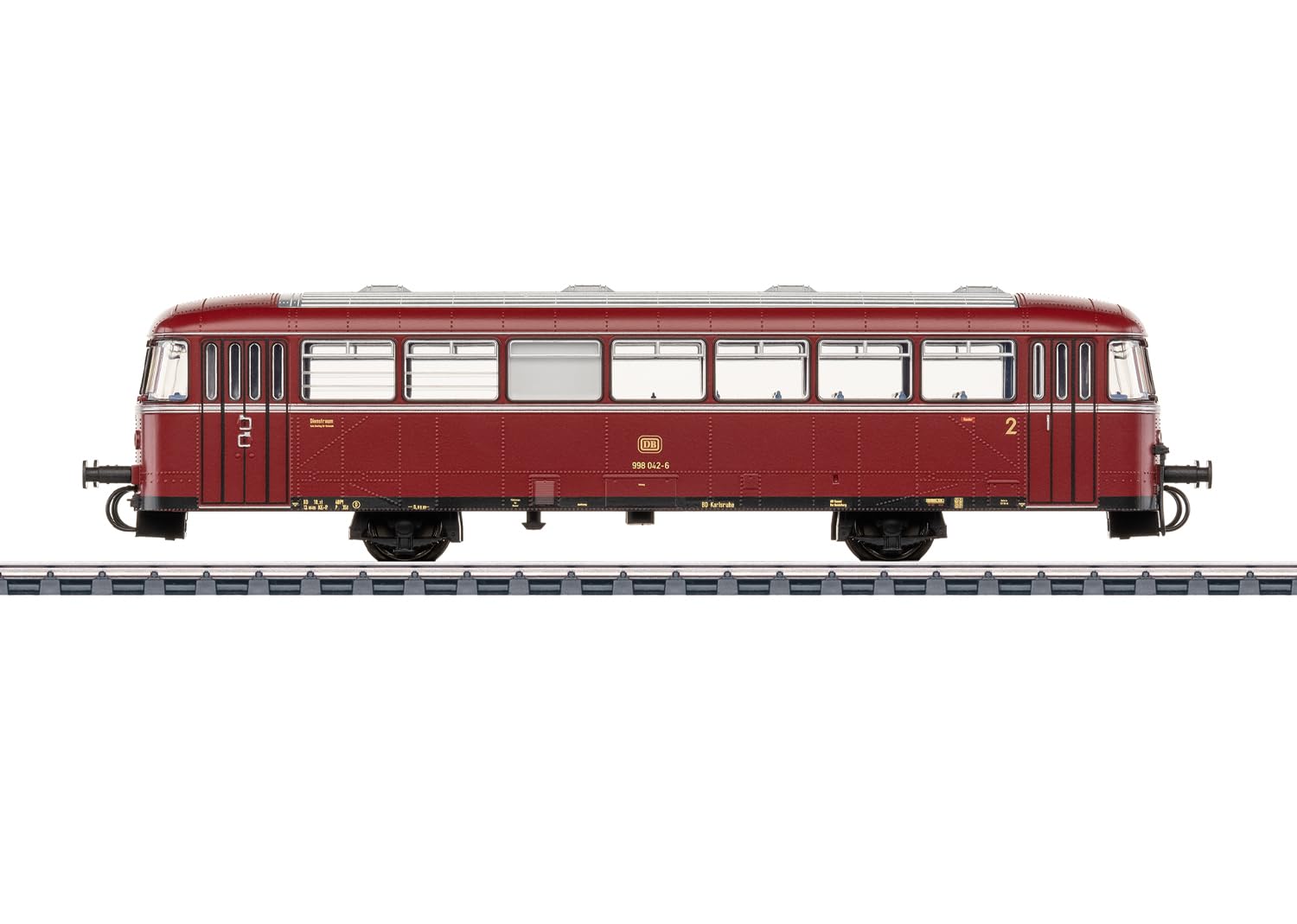 Märklin 41981 wagon de bus sur rail série 998.0 voie H0 avec éclairage