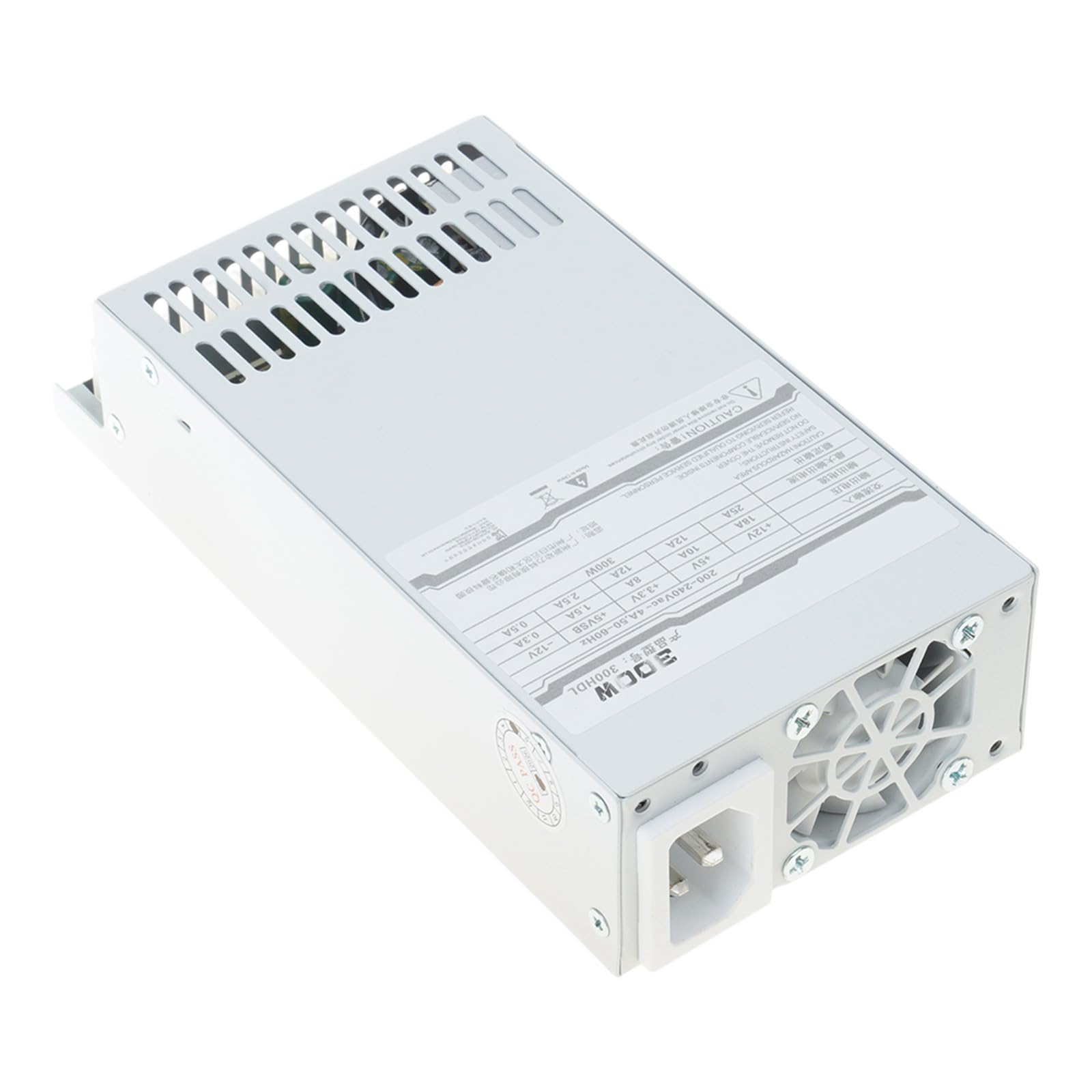 300 W vollmodulares kleines 1U Netzteil mit intelligenter Lüftersteuerung, leise für Gehäuse und kleine Server Server Stromversorgungslösung