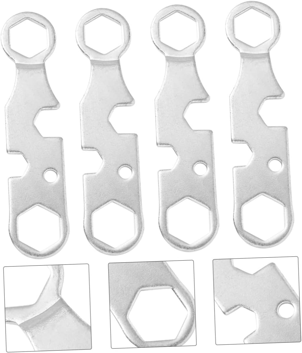 4pcs Multifunctional Skate Tool Compact Wrench for Skateboards and Roller Skates Essential for Repairs and Adjustments Axle Nuts and Screws