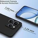 Pikkme Back Cover for Realme 15T 5G / Realme Narzo 90 5G | Camera Protection Shockproof Soft Matte Silicone Bumper Case (Black) gallery image
