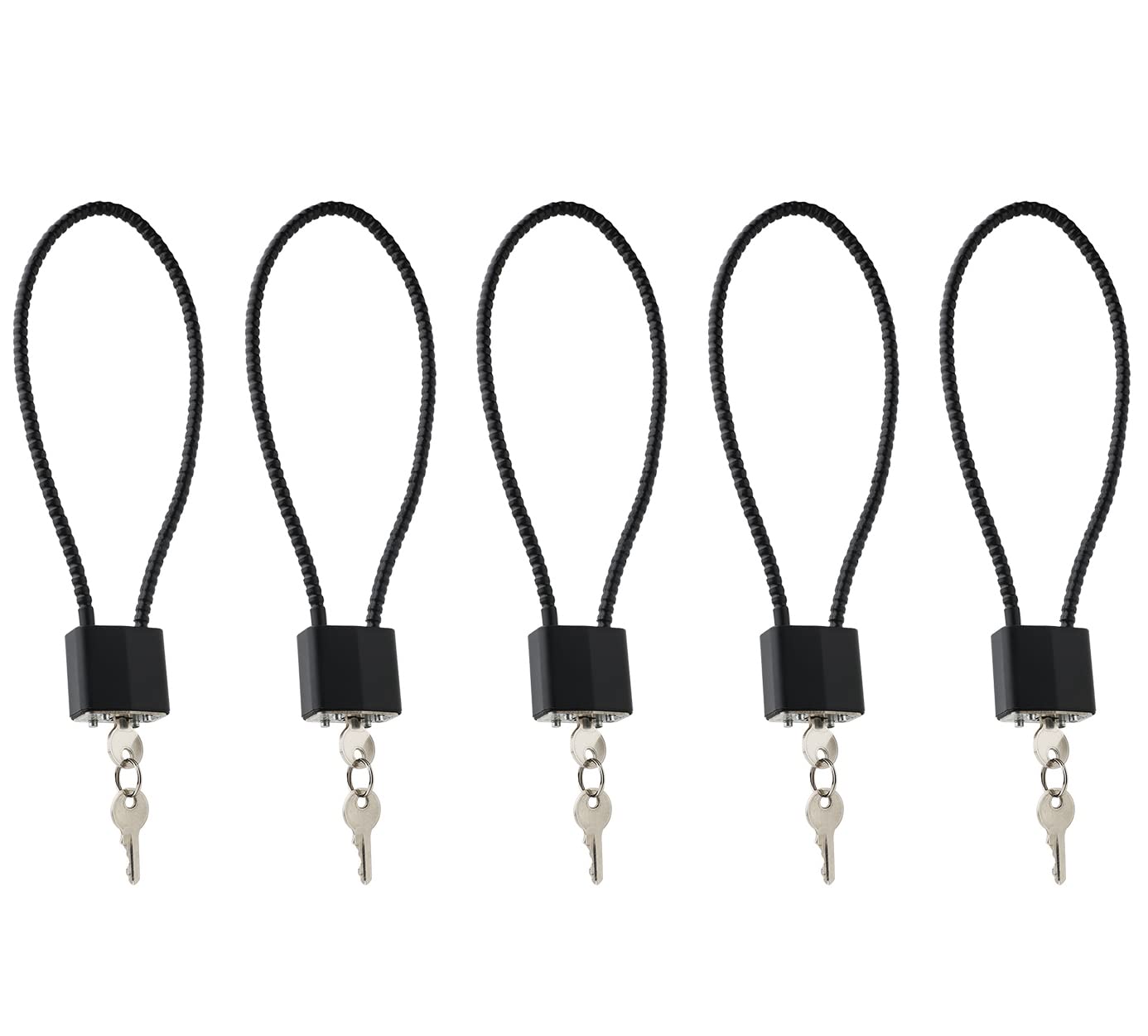 Buy Lockforall Cable Locks with Keys Keyed Alike 15" Cable for