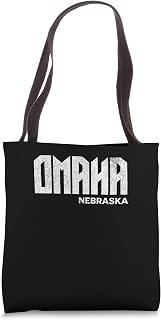 Omaha Nebraska Travel Gift Graphic Design Tote Bag
