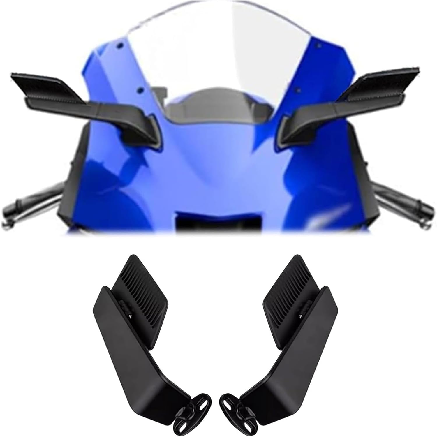 For YZF R9 2025 2026 YZF-R9 2025 yzfr9 r9 2025 2026 Rearview mirrors motorcycle lens blade-type rearview mirrors Wind Wing Mirrors