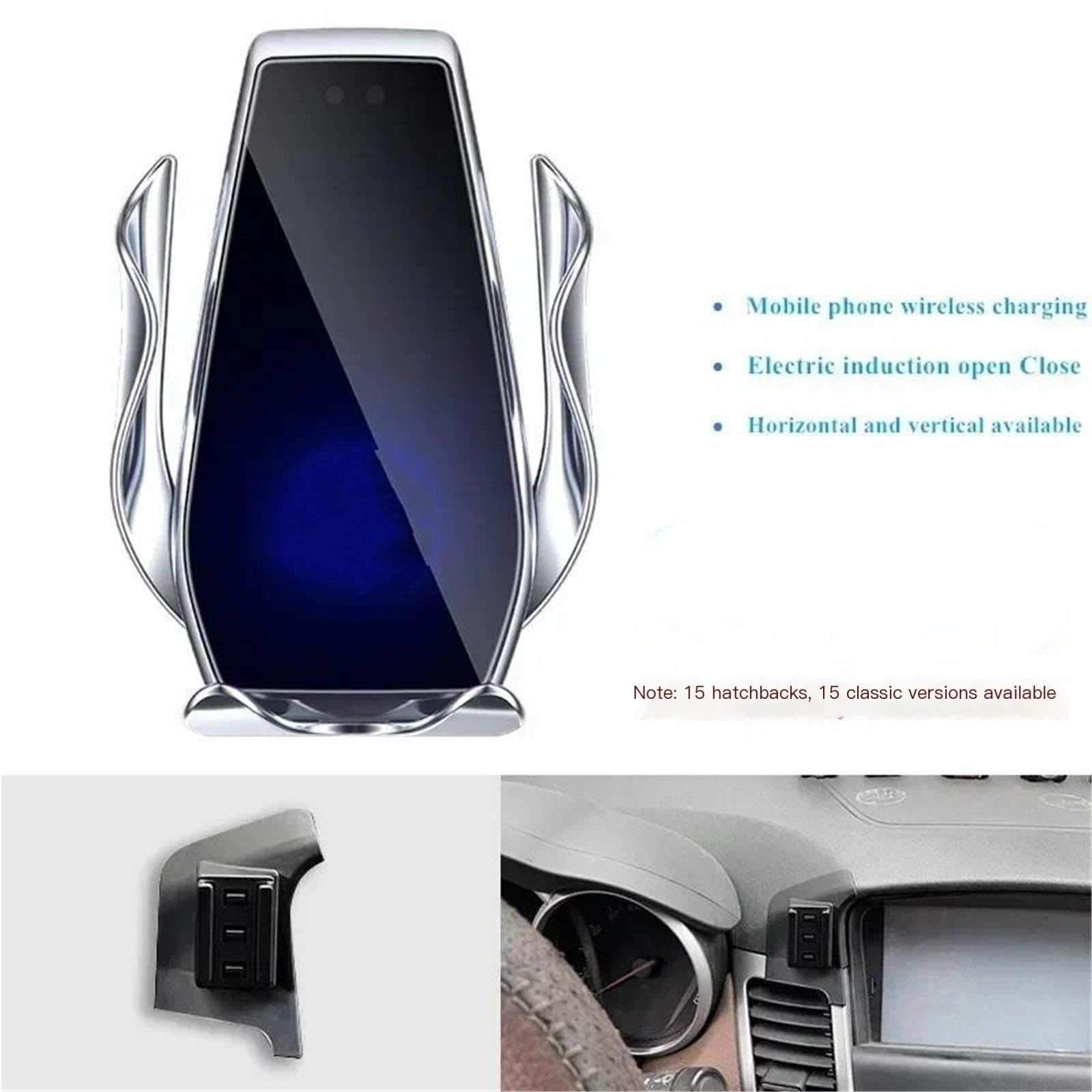 Soporte Movil Coche Supporto per Telefono Cellulare Caricatore Wireless Supporto per Auto Staffa di Navigazione Supporto GPS 360 Supporto per Auto Porta Smartphone