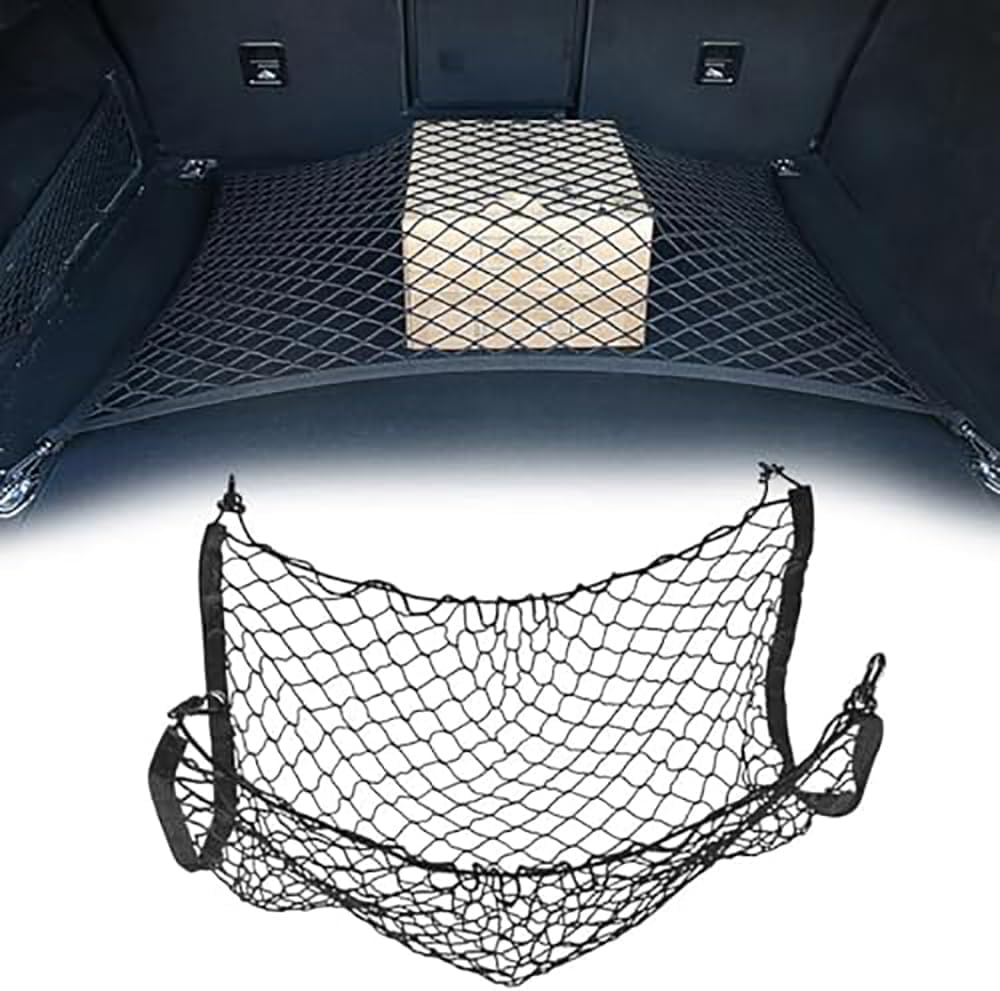 Car Trunk Net For Infiniti EX37 FX FX37 FX45 FX50S G35 G37 Cabrio Coupe S JX Q30 Q45 Q50, Boot Cargo Net Elastic Luggage Storage Organiser Layer Vehicle Trunk Divider Adjustable