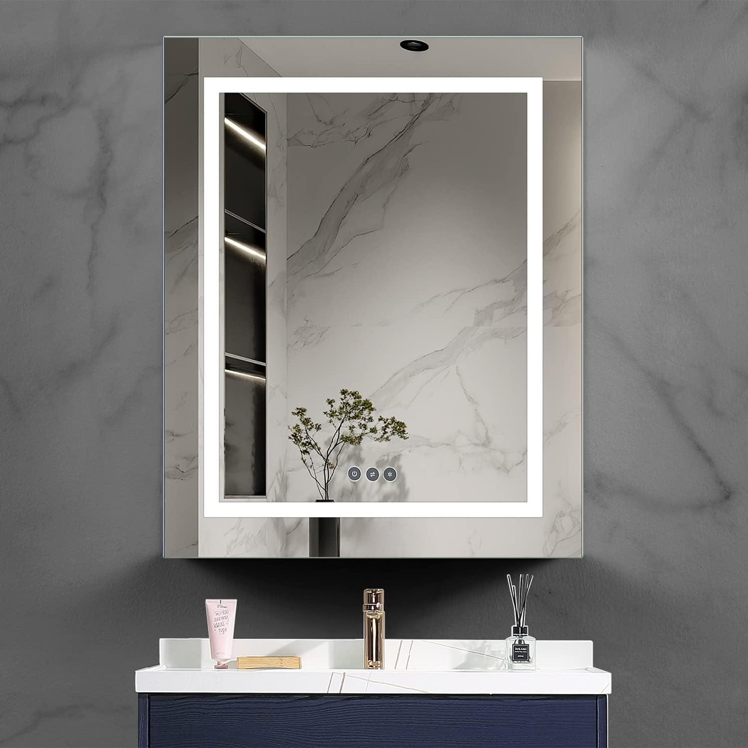 YINVANI Lighted Medicine 24×30 Inch Bathroom