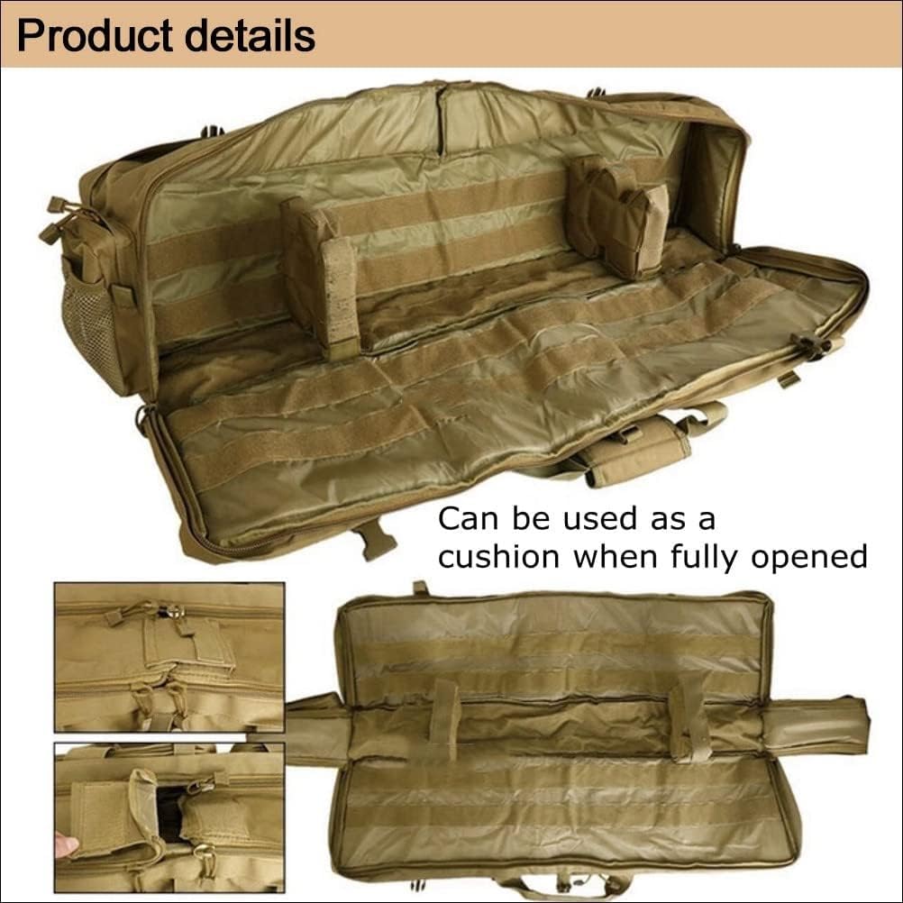 Funda Escopeta Estuche para Escopeta Airsoft Bolsa Táctica para Rifle Funda para Escopeta para Pistola Y Escopeta De Airsoft con Correa para El Hombro Nailon Impermeable