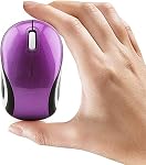 Mini Small Wireless Mouse for Kids Children 3-8 Years Old Child Sized USB Optical Cordless Mice with USB Receiver for PC Laptop Computer (Blue)