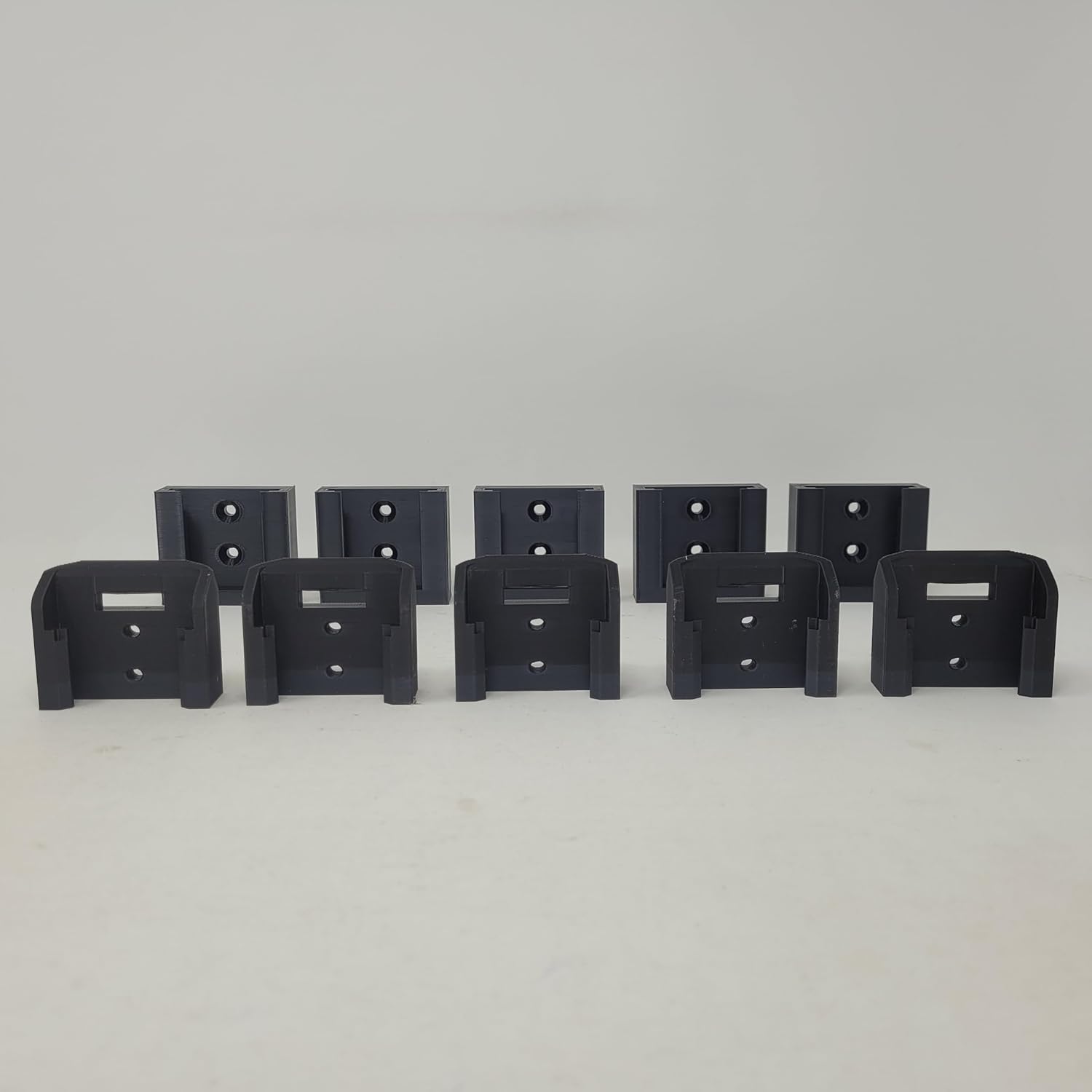 Fits Hercules 12v & 20v Battery Holder Black 5 of Each Organizer