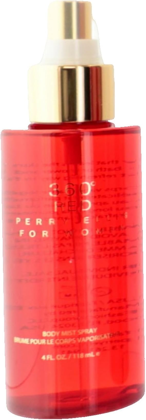 Perry Ellis 360 Red for Women 4-Piece Gift Set, Floral Fragrance Set