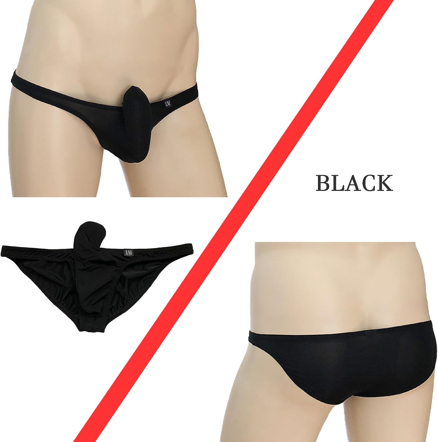 Faringoto Mens Sissy Thongs Penis Pouch Sleeve Soft Breathable G Strings Jockstrap Sexy Gay Underwear