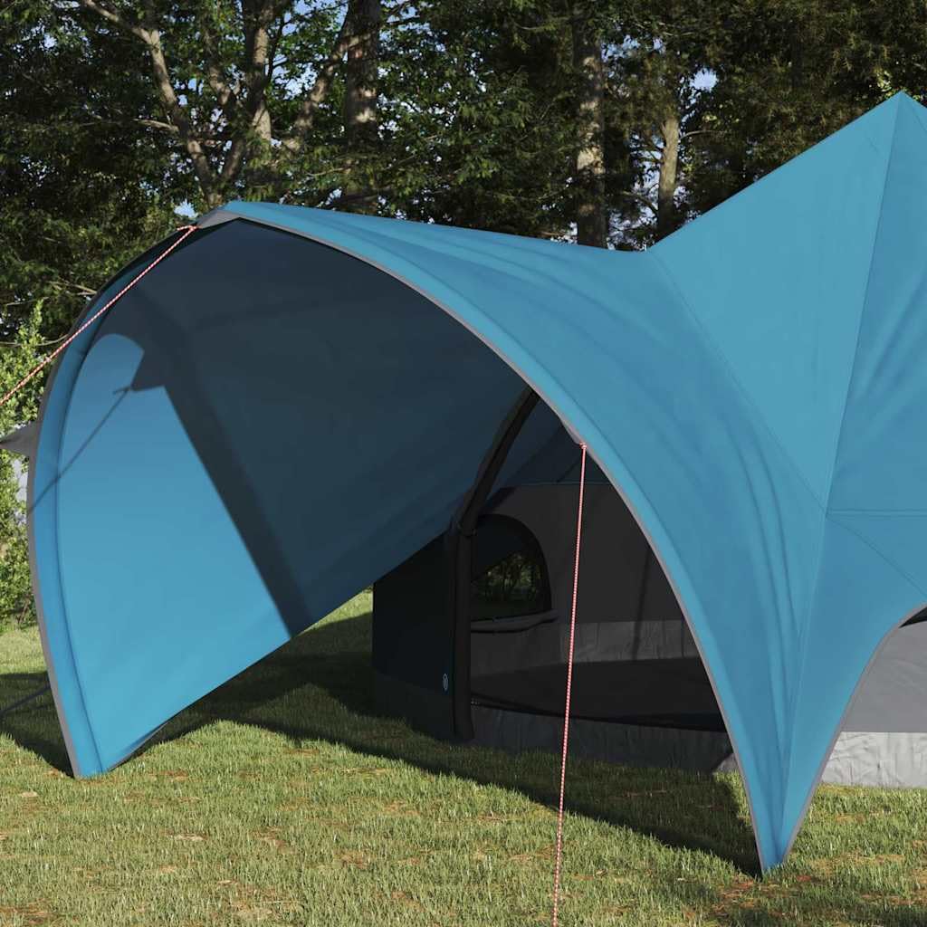 Teepee Zelt für Personen Grün und Grau x x aus 185T Polyester mit PU-Beschichtung, wasserdicht Winddicht, mit Luftventilen, integriertem Licht-Haken, Raumteiler