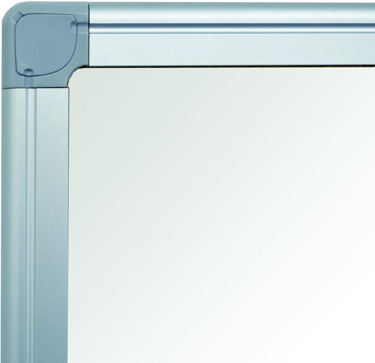 MasterVision Whiteboard Magnetic Porcelain Earth Dry Erase Board, 24" x 36" with Aluminum Frame