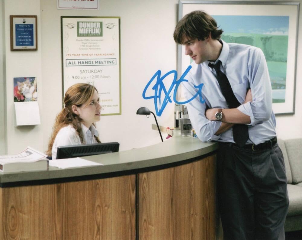John Krasinski Signed Autograph 8x10 Photo W - Handsome Jim Halpert on ...