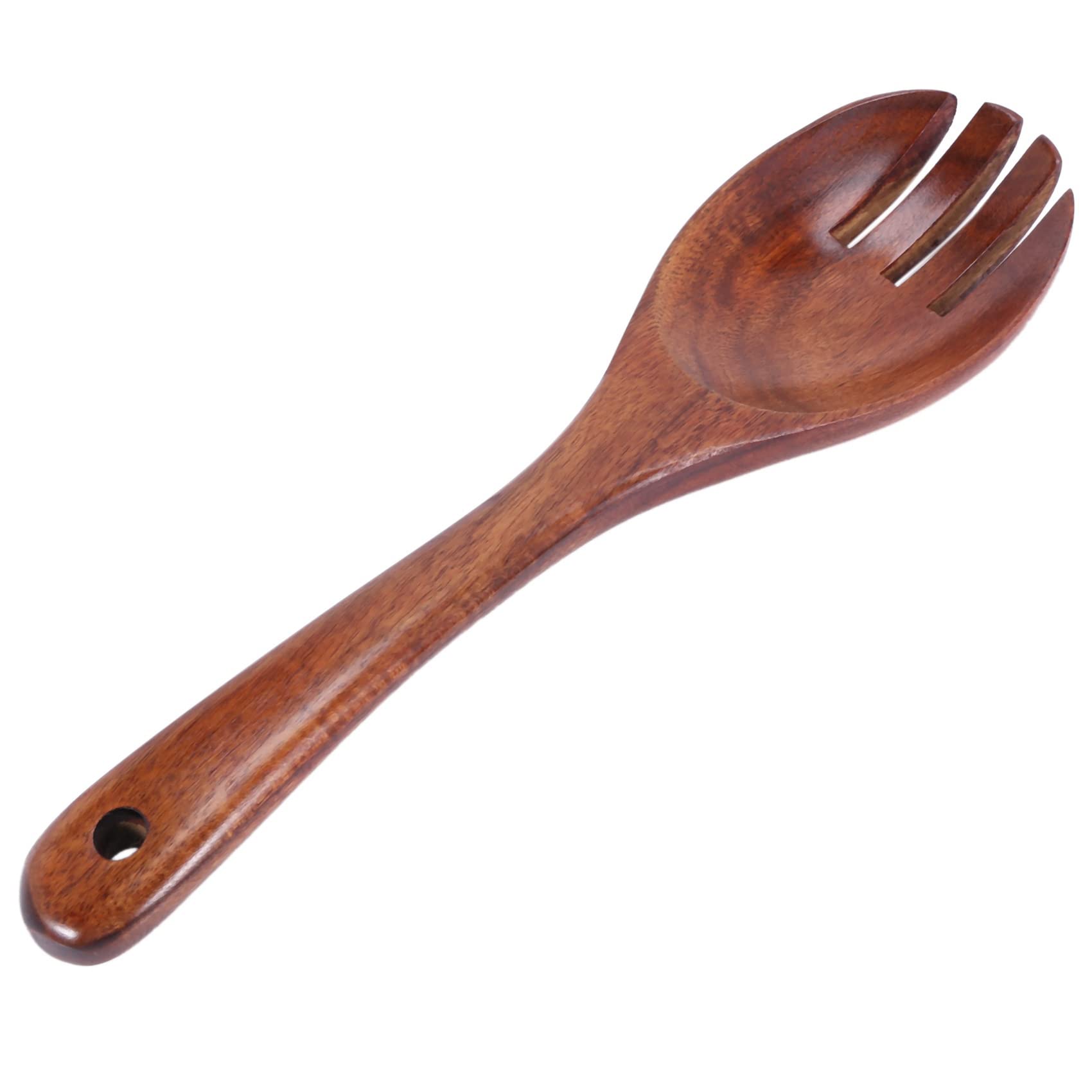 Küchenutensilien-Set, Holzlöffel zum Kochen, natürliches Teakholz, Küchenspatel-Set, inklusive 14 Stück