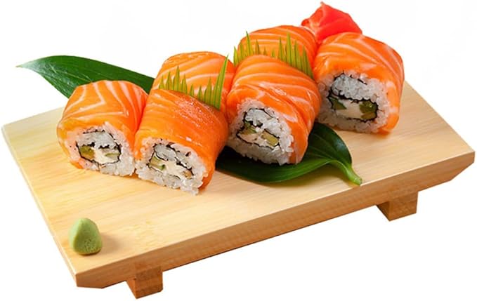 Plato Sushi Amosfun Color Caqui 24 x 15.2 x 3.1 cm miniatura 7