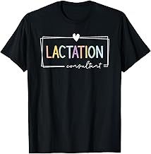 IBCLC Lactation Consultant Expert Breastfeeding T-Shirt, Black