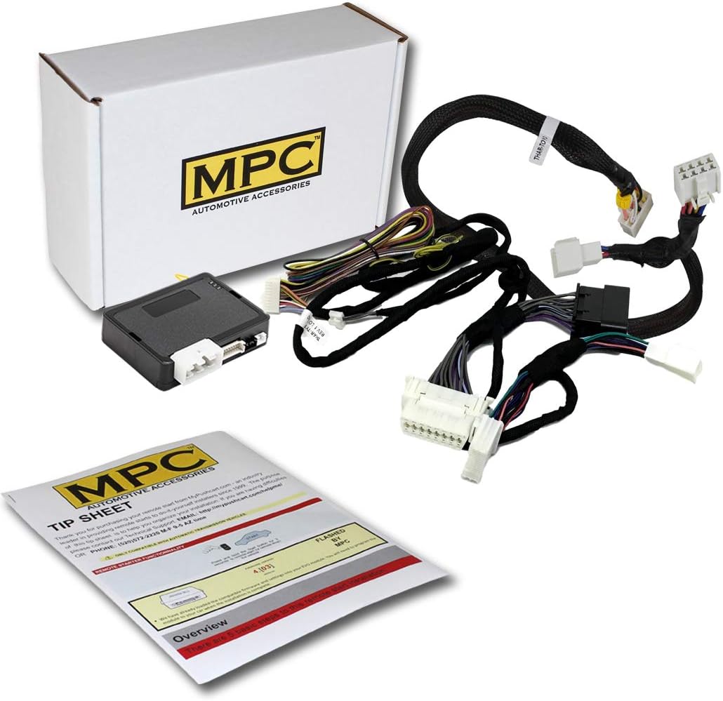 MPC Factory Remote Activated Remote Start Kit for 2018-2021 Toyota Tundra - H-Key - with T-Harness - Firmware Preloaded