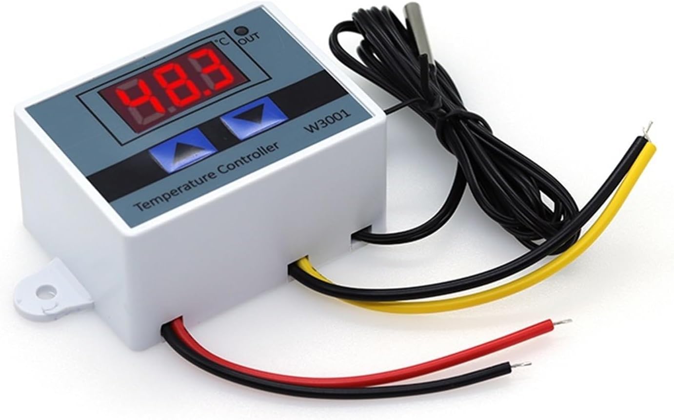 1pc W3001 110V 220V 12V 24V Digital Temperature Controller Thermostat Thermoregulator Aquarium Incubator Water Heater Temp Regulator(AC 110V-220V)