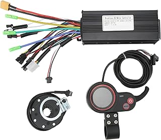Kit de conversão de motor sem escova para bicicleta, 24 V, 36 V, 48 V, auto-estudo, 30 A, controlador sinewave, fácil de manter, à prova d'água, para motores de 750 W, 1000 W