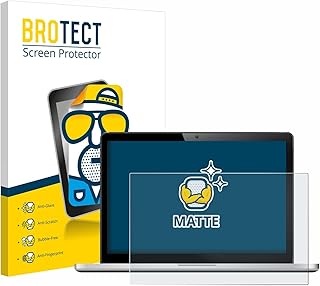 BROTECT Protetor de ecrã anti-reflexos de 15,6" para portáteis com 39,6 cm (15,6 polegadas) [345 mm x 194 mm, 16:9] filme fosco anti-impressões