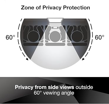 3M PF140W9B Privacy Filter. 14 inch black Privacy Screen. Widescreen laptop filter. Anti glare. Protect your data from visual hacking. | PF140W9B, 60° side-view black out privacy, blue light reduction, natural screen colors, made in USA and TAA compliant