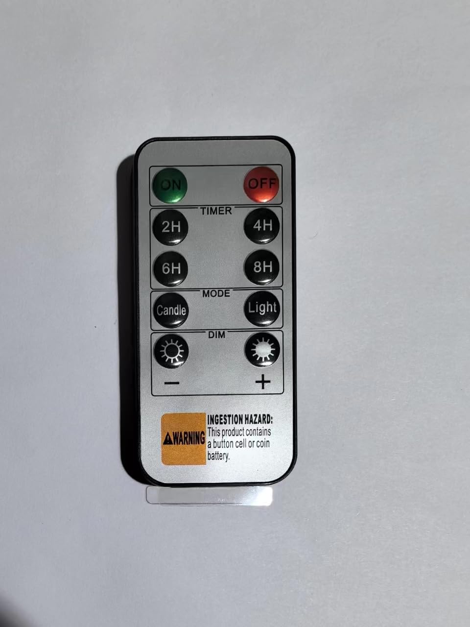 GenSwin Flameless Ivory Taper Candles Flickering with 10-Key Remote, Battery Operated Led Warm 3D Wick Light Window Candles Real Wax Pack of 6, Christmas Home Wedding Decor(0.78 X 9.64 Inch) - Image 7