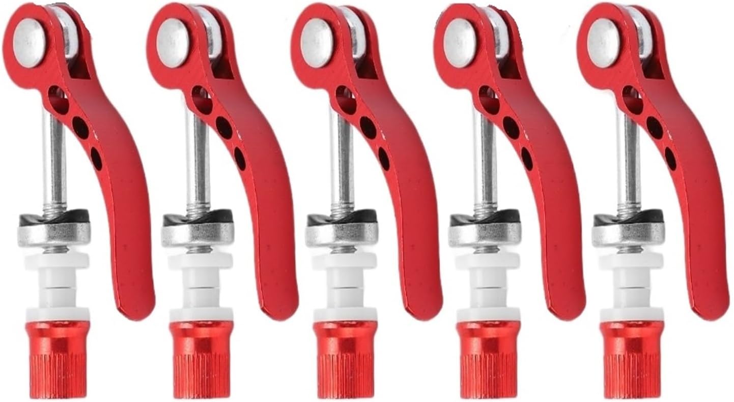 5Pcs M6 × 65mm Bike Seatpost Clamps Aluminum Alloy Bike Fit For Seat Clamp(Silver)