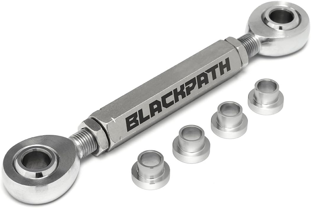 BlackPath - Fits Ducati Adjustable 145-175mm Lowering Link Kit For 848 + 1098 + 1198 Motorcycle Rear Drop Kit (Black) T6 Billet