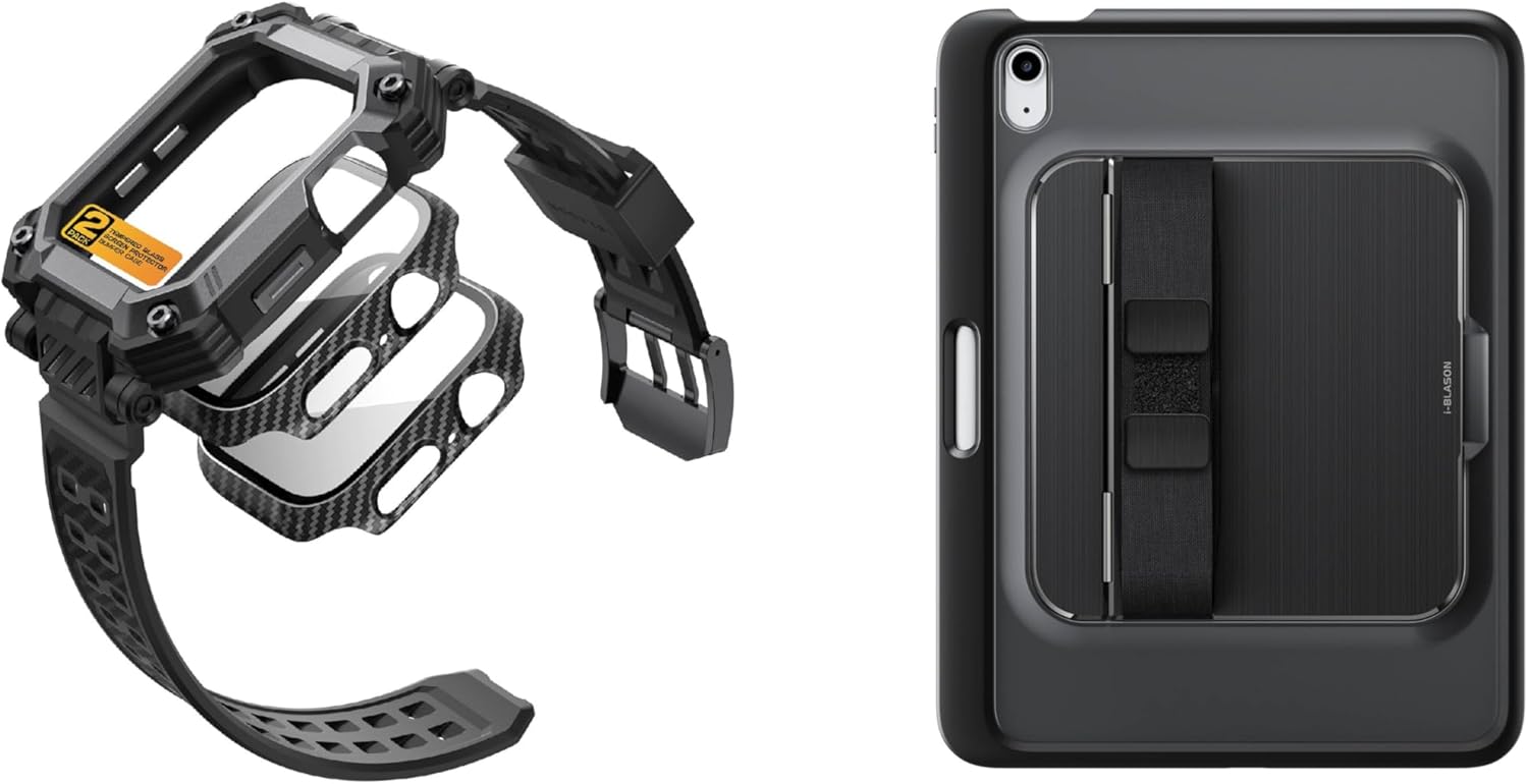 for iPad A16 11th Generation Case & Apple Watch 46mm Band with Case