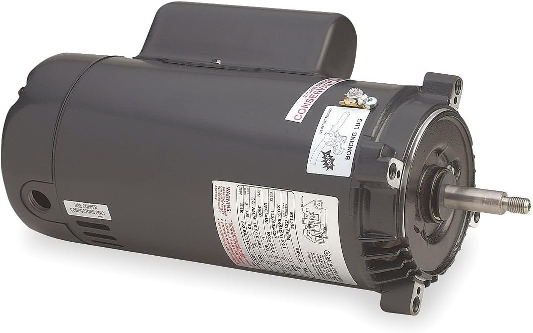 A.O. Smith STS1152R Motor Threaded Shaft FullRated 1.5 HP 2 Speed EE
