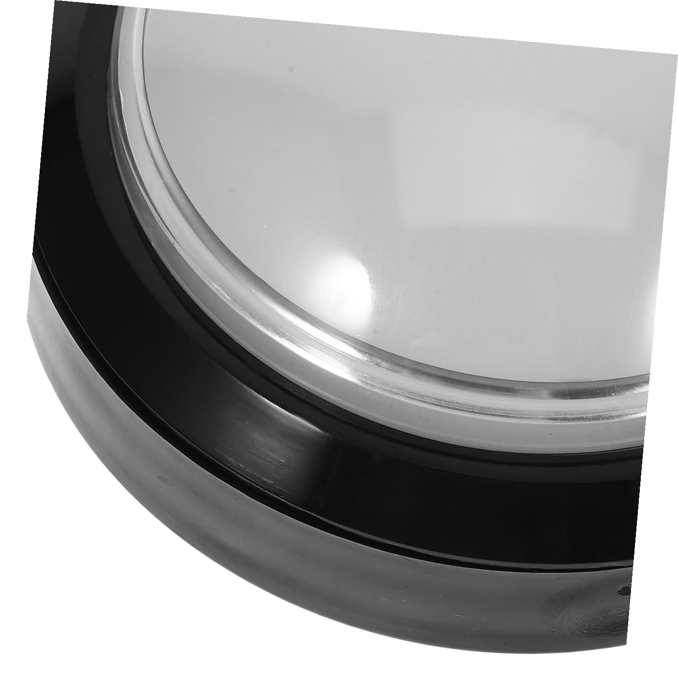 Pulsante a Cupola Grande Bianco LED Illuminato per Macchina da Gioco, Interruttore Auto-ripristinante in ABS e Metallo, per Macchina da Ballo e Uso Domestico Fai-da-Te