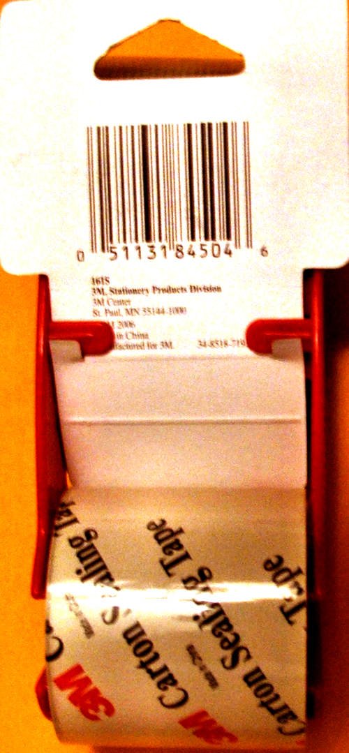 3M Carton Sealing Tape 161S-36-ESF, 1.88 in x 400 in (48 mm x 10,1 m)