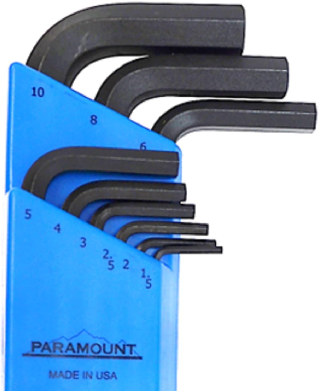 Paramount Inch & Metric Steel 22 Piece Hex Key Set with L Handles