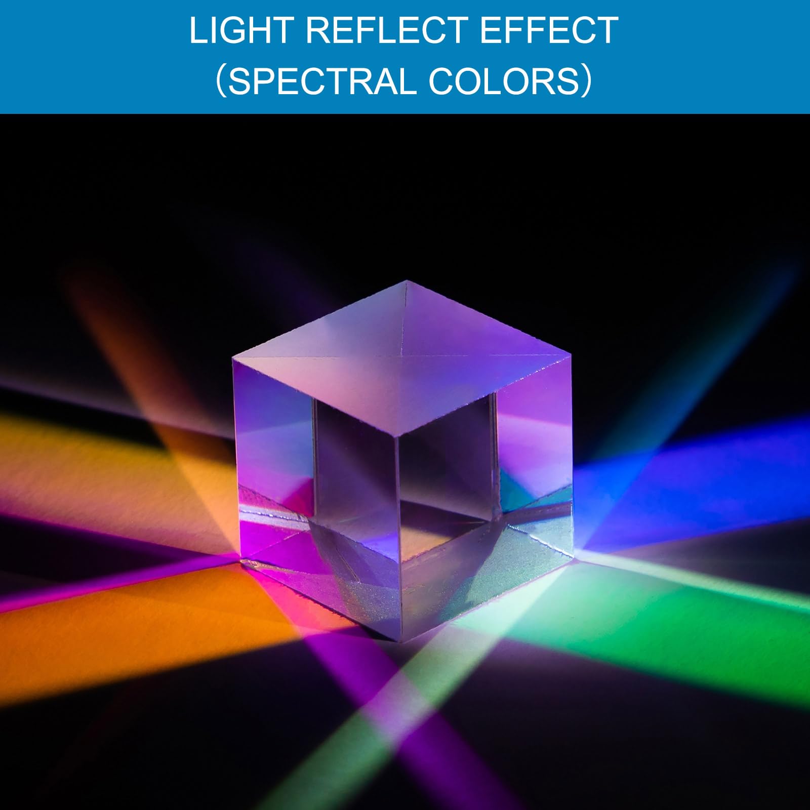 PATIKIL 15x15x15mm Glass Prism Cube - Image 4