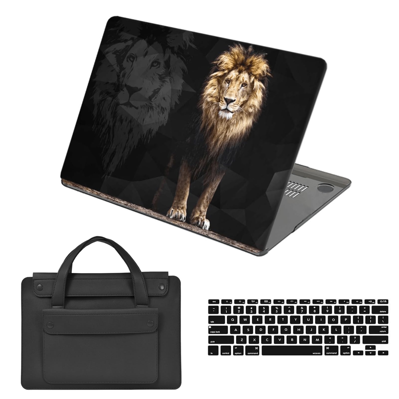 Funda Macbook Pro 13 A1502 de alta resistencia con diseño Rey del Bosque 8
