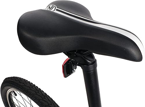 Miniatura 4 de ZiZZO Campo Bicicleta plegable de 20 pulgadas con vástago ajustable de 7 velocidades, marco ligero