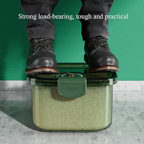 Miniatura 6 de WMGoods Cubos de arroz decímetros contenedores de almacenamiento cajas de arroz recipientes herméticos de almacenamiento de alimentos contenedores